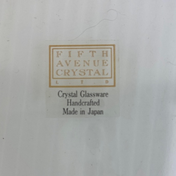 Crystal Clear Clarissa Platter 14" Round Frosted Tulips - Picture 5 of 11